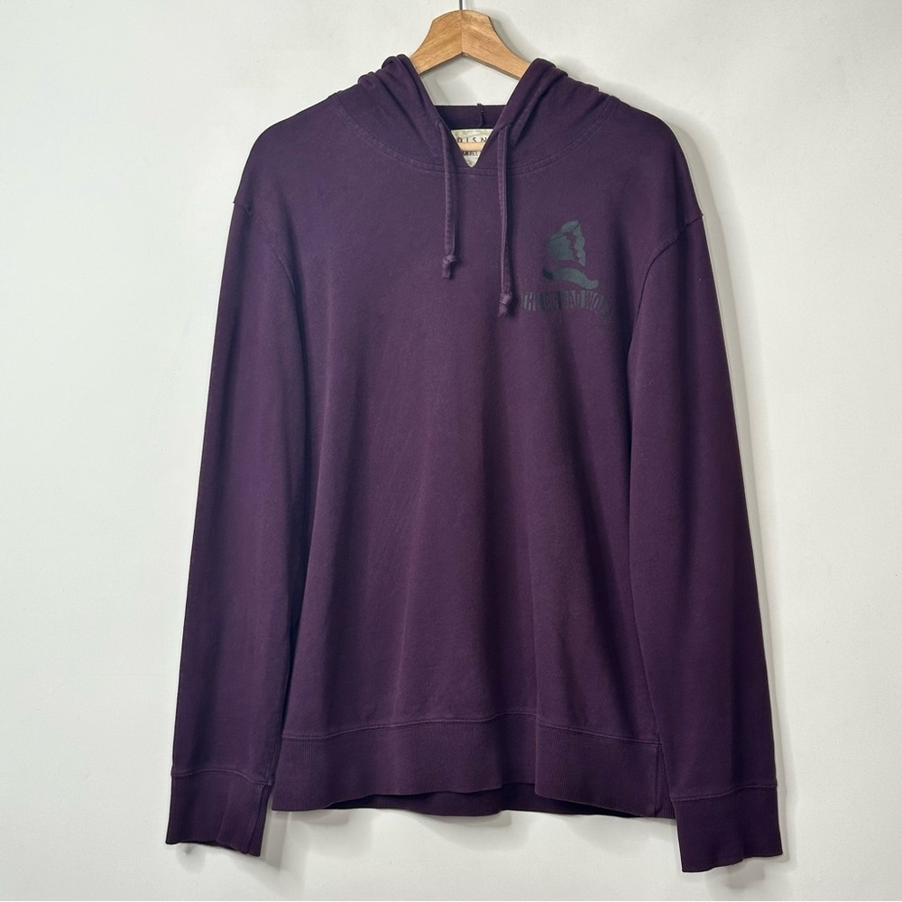 Disney Collection by Samuel & Kevin Hoodie Pullover Big Bad Wolf Purple Size XL
